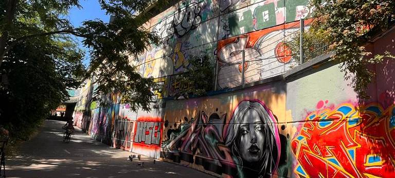 Graffitis in Duisburg - nicht nur Schmierereien