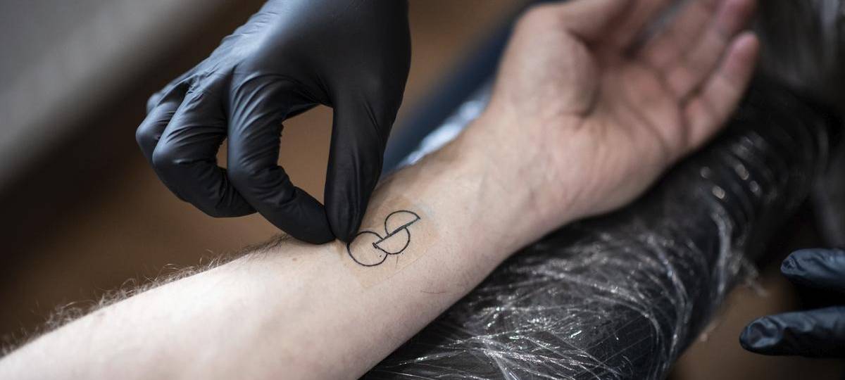 Tattoo zeigt Bereitschaft zur Organspende