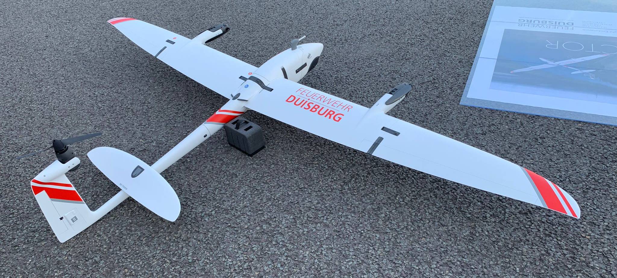 Feuerwehr ist stolz auf Drohnenprojekt