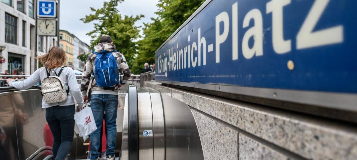 Haltestelle König-Heinrich-Platz bekommt neue Rolltreppe