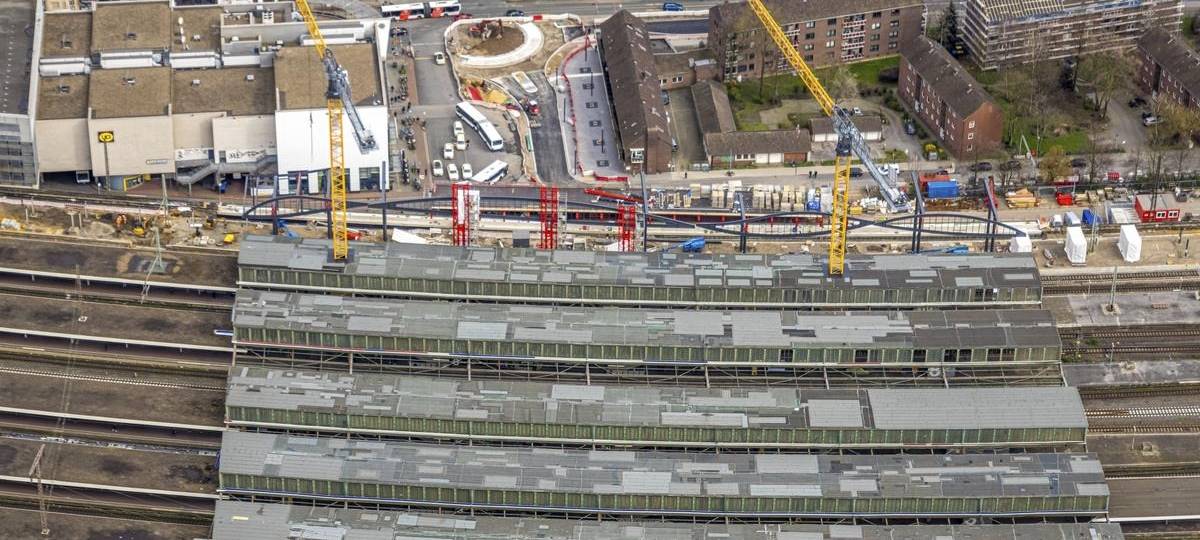 Verzögerung bei Baustelle am Osteingang