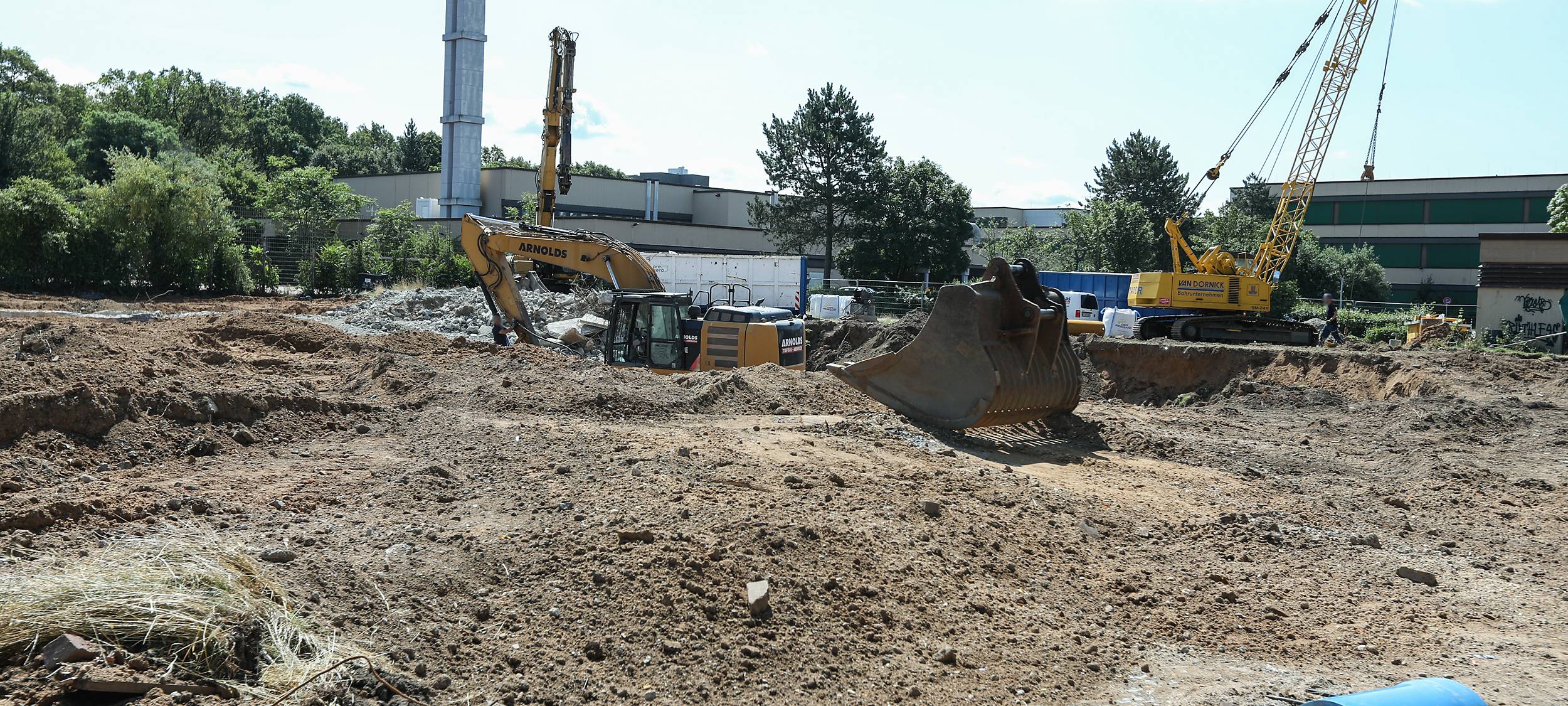 Arbeiten für neues Südbad in Duisburg kommen voran