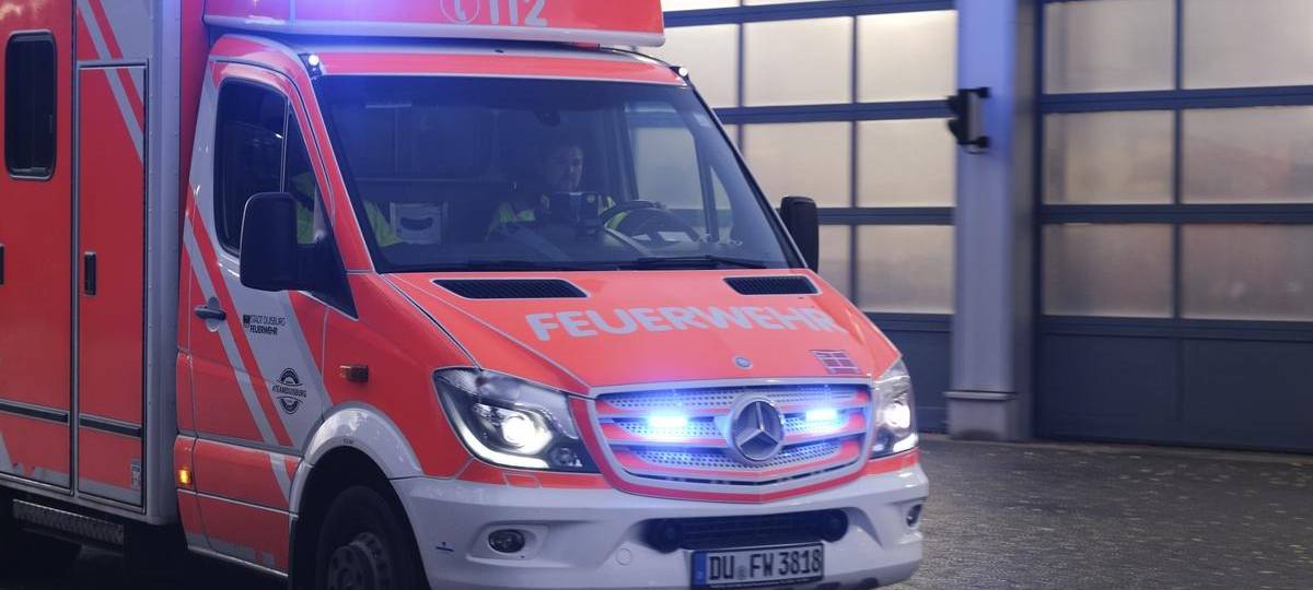 Kellerbrand auf der Grillostraße in Marxloh