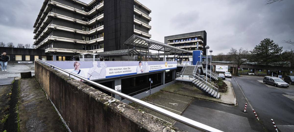 Protest vor Sana Kliniken
