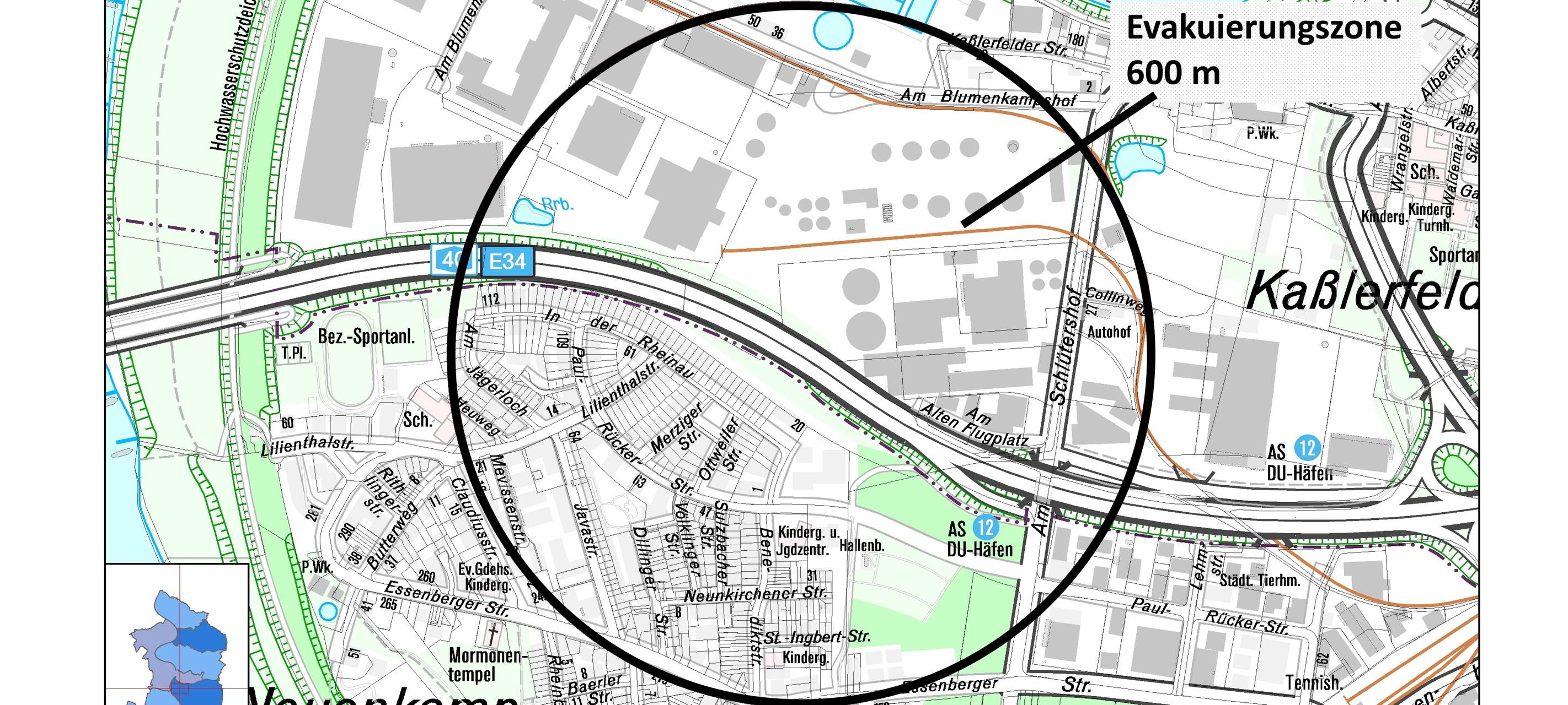 Bombenfund in Neuenkamp