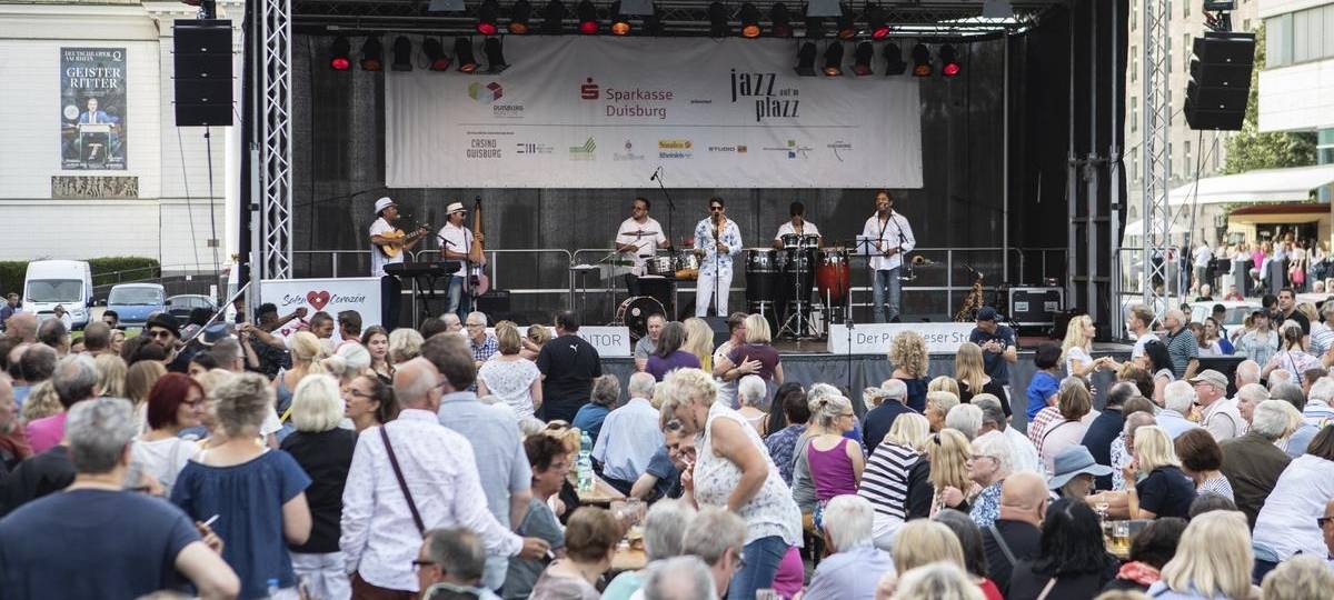 Endlich wieder Jazz auf'm Plazz in Duisburg