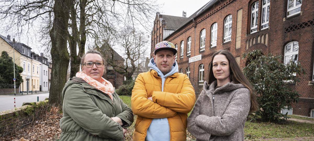Elternprotest an Grundschule in Homberg