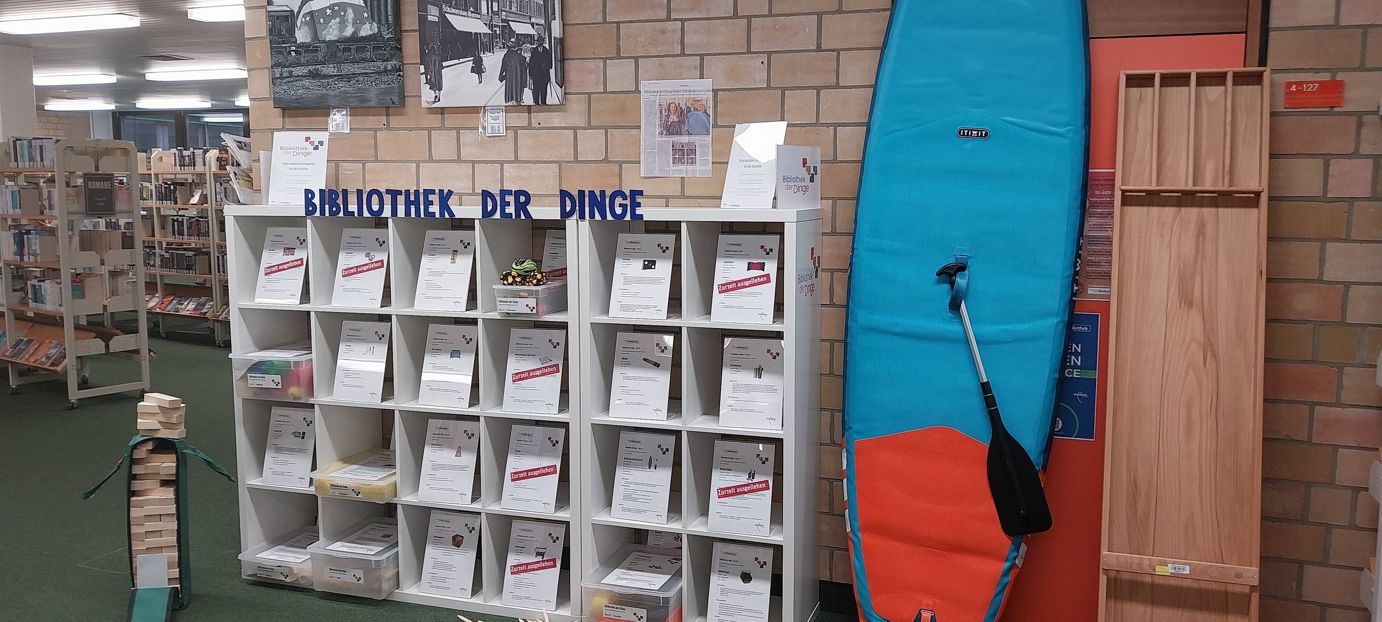 Stadtbibliothek eröffnet "Bibliothek der Dinge"