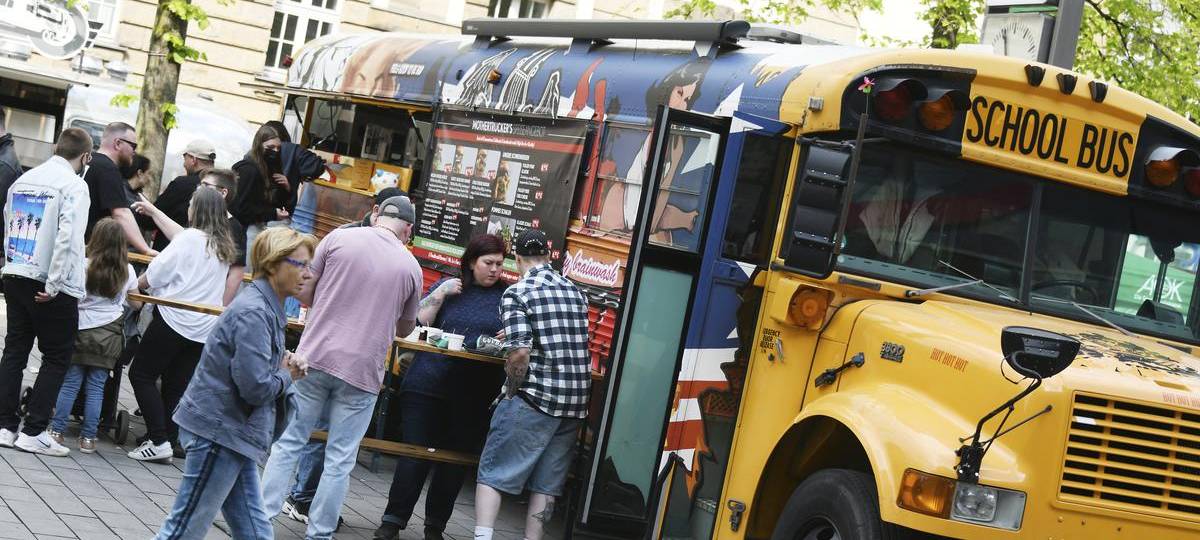 Street Food Festival in der City