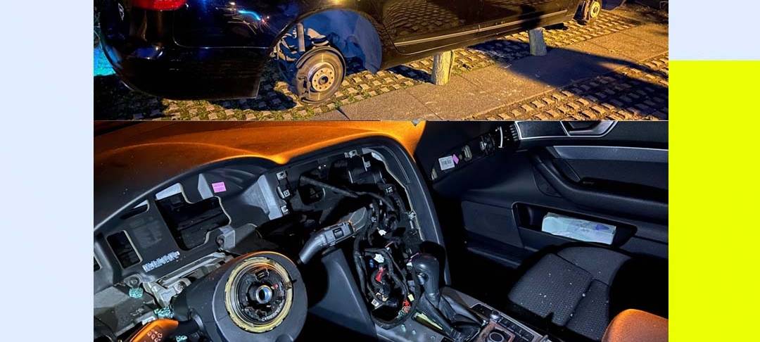 Auto im Duisburger Norden ausgeschlachtet