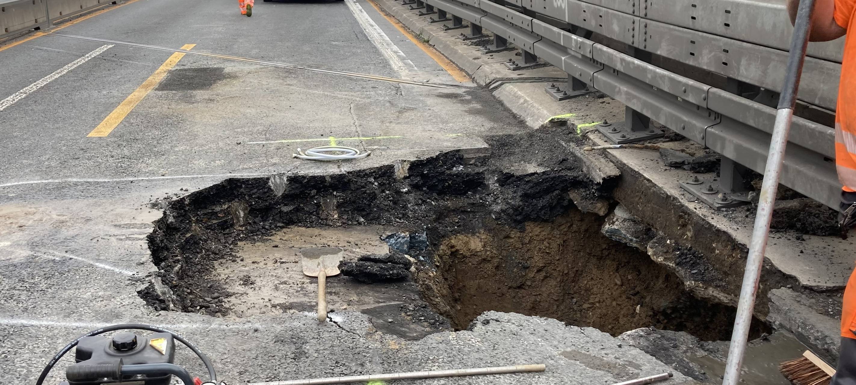Arbeiten auf der A3 bei Duisburg dauern an