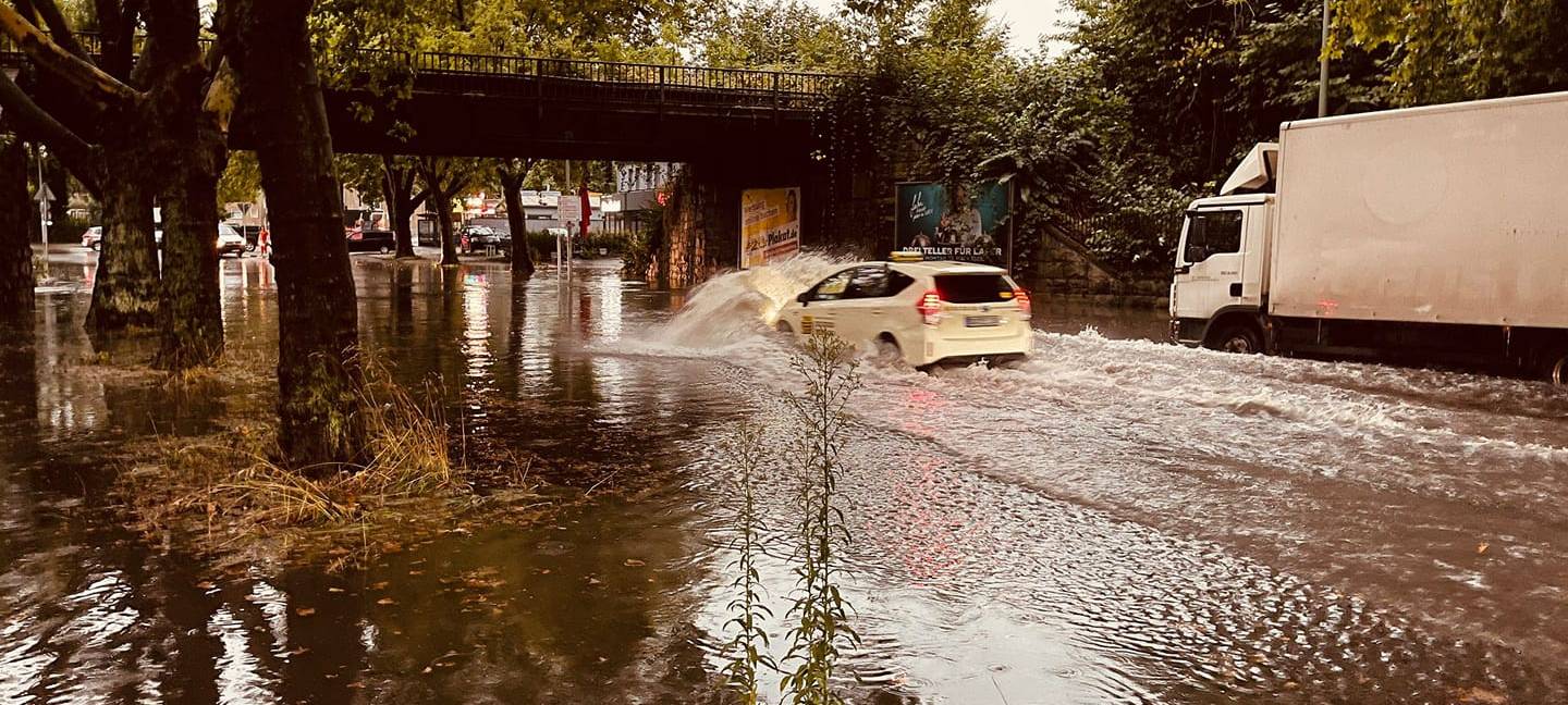 Schweres Unwetter in Duisburg