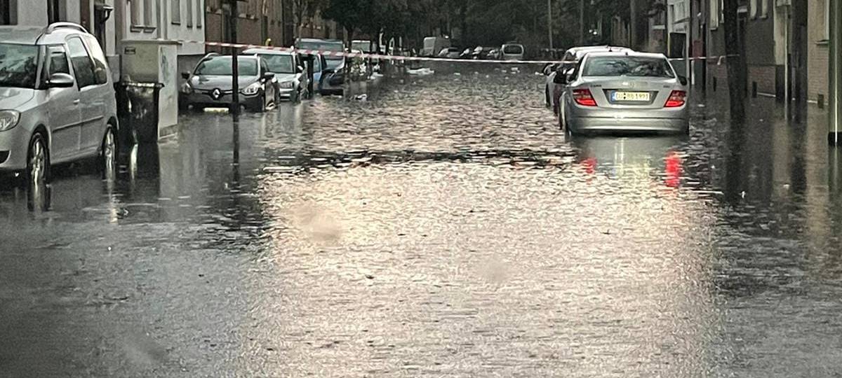 Schweres Unwetter in Duisburg