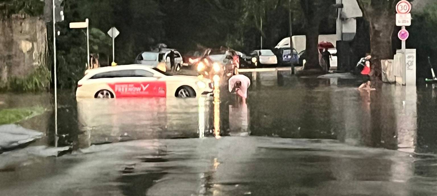 Schweres Unwetter in Duisburg