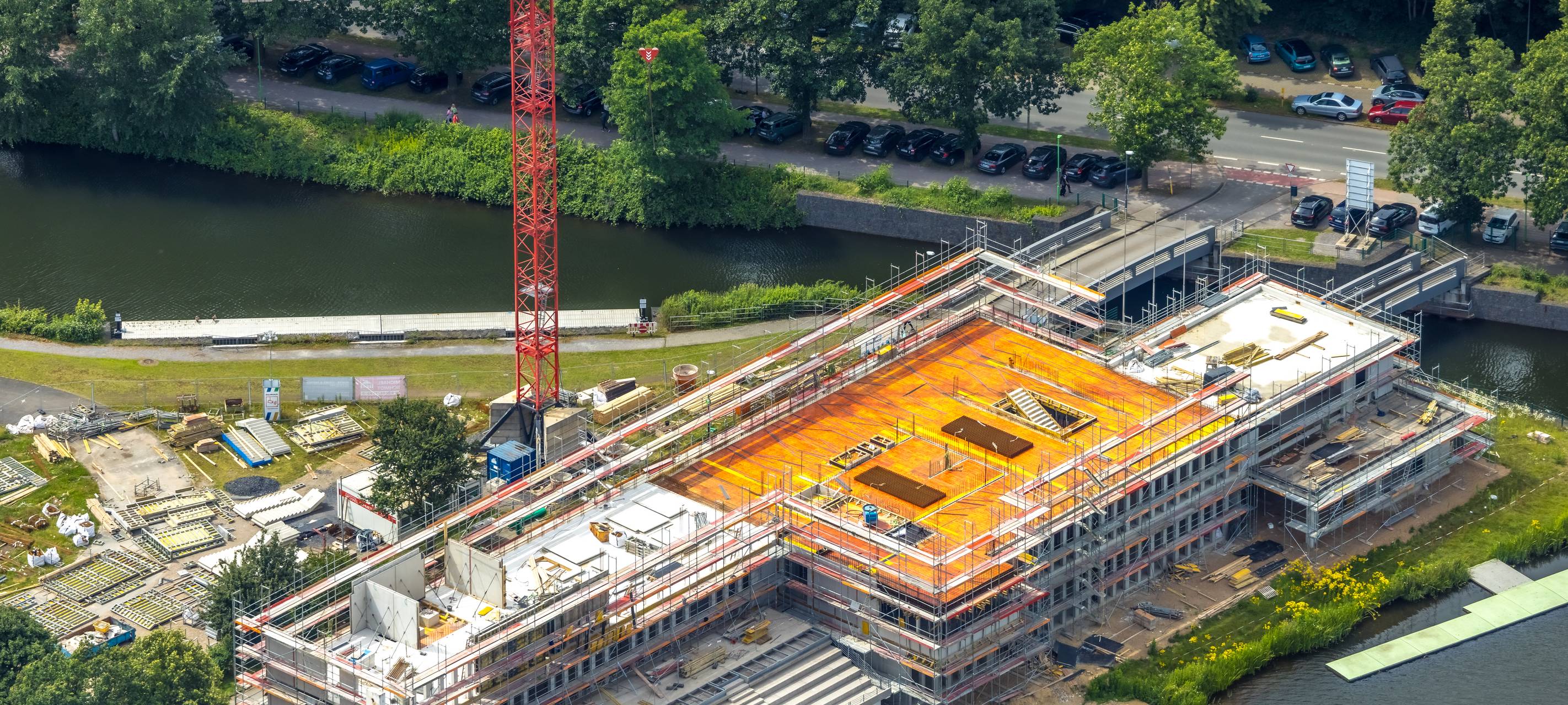 So steht es um die Baustelle an der Regattabahn