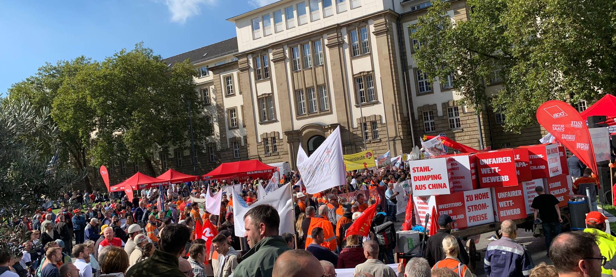 Nationaler Stahlgipfel in Duisburg