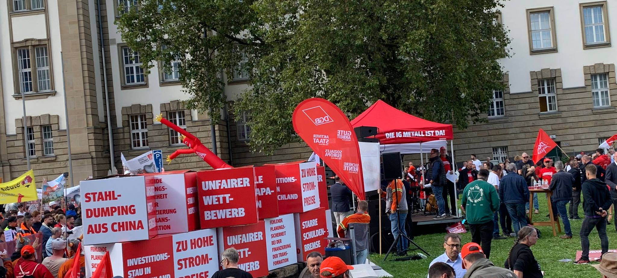 Nationaler Stahlgipfel in Duisburg