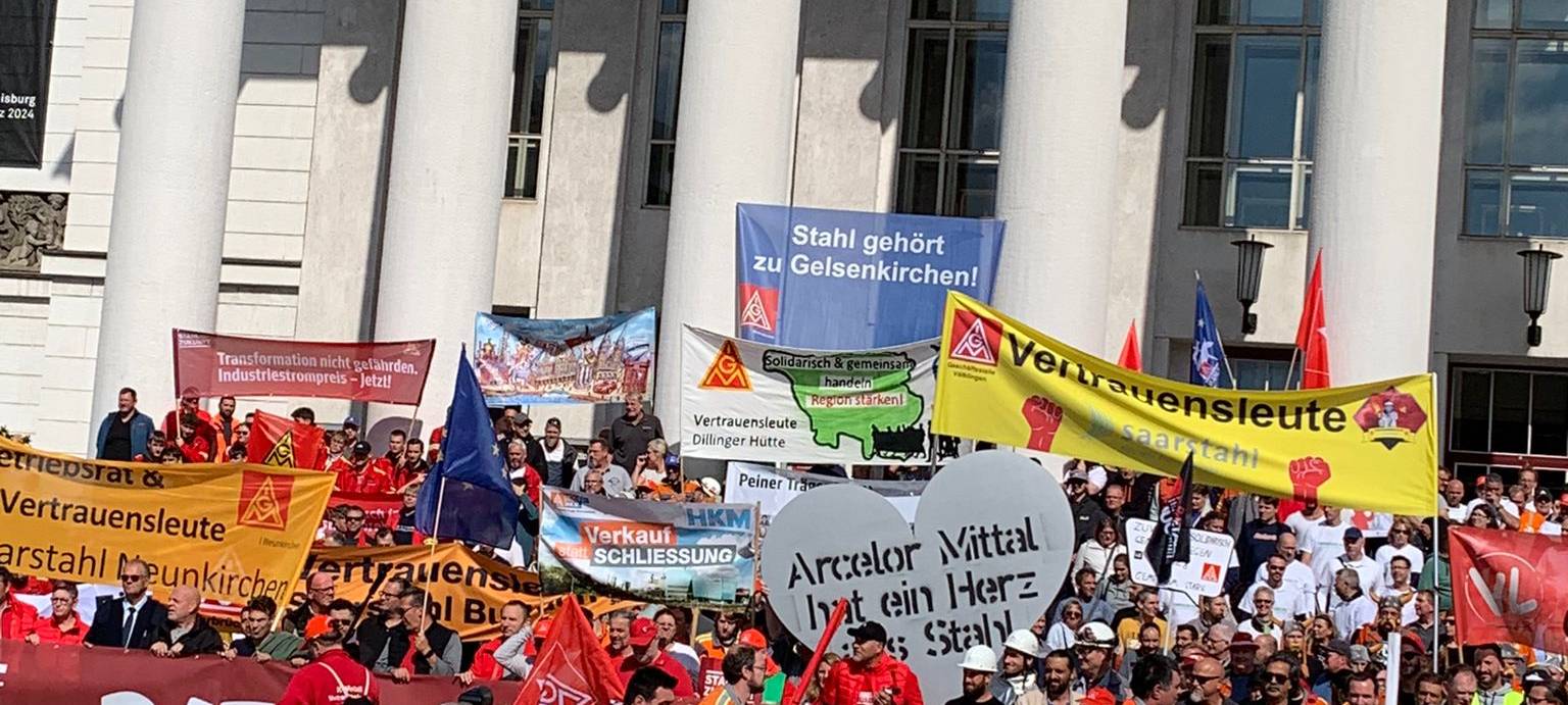 Nationaler Stahlgipfel in Duisburg