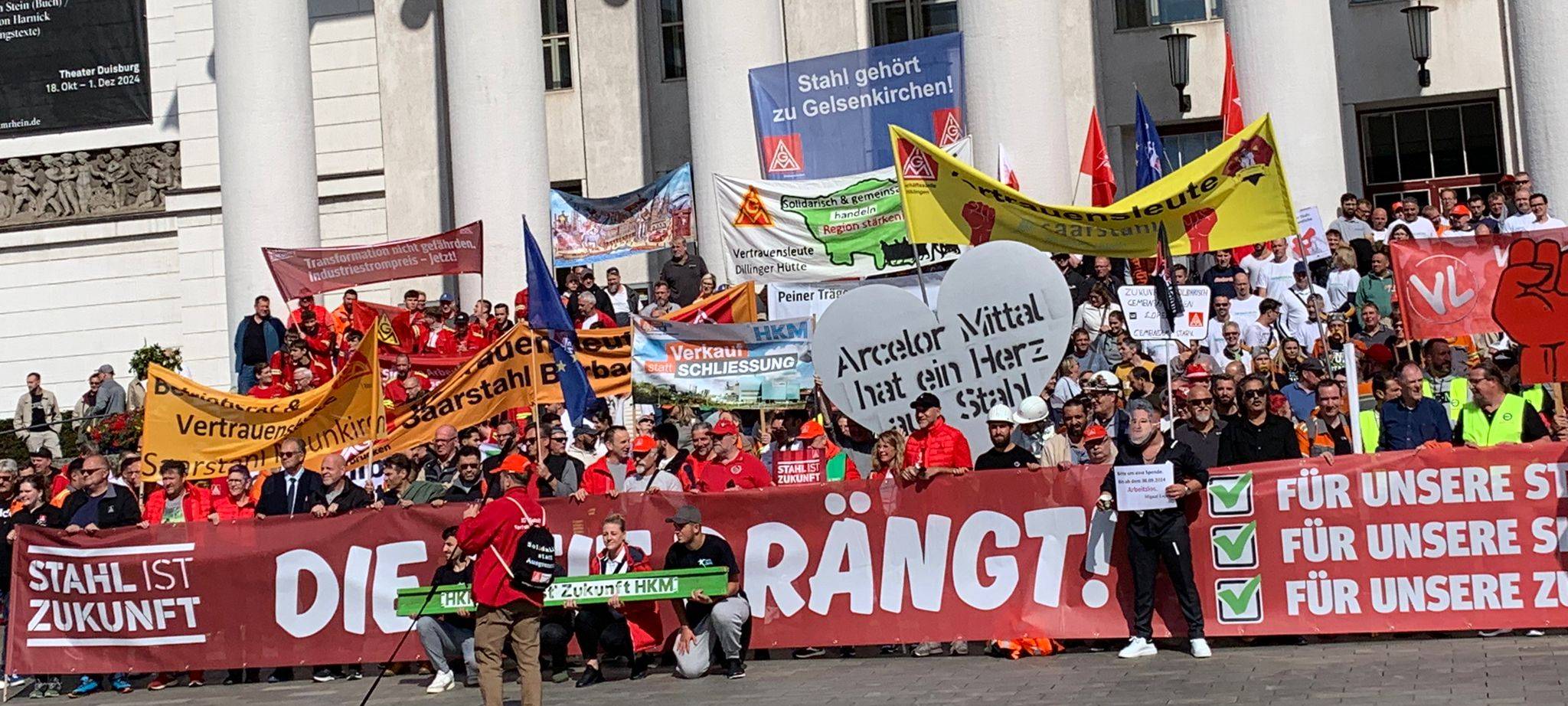 Nationaler Stahlgipfel in Duisburg
