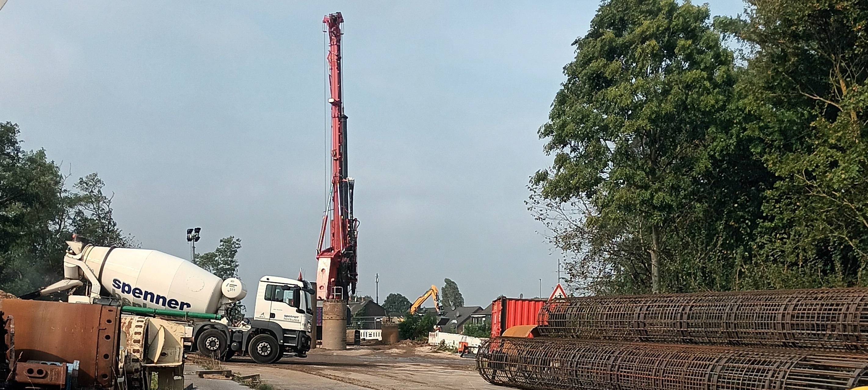 Bauarbeiten an der Cölve Brücke gehen voran