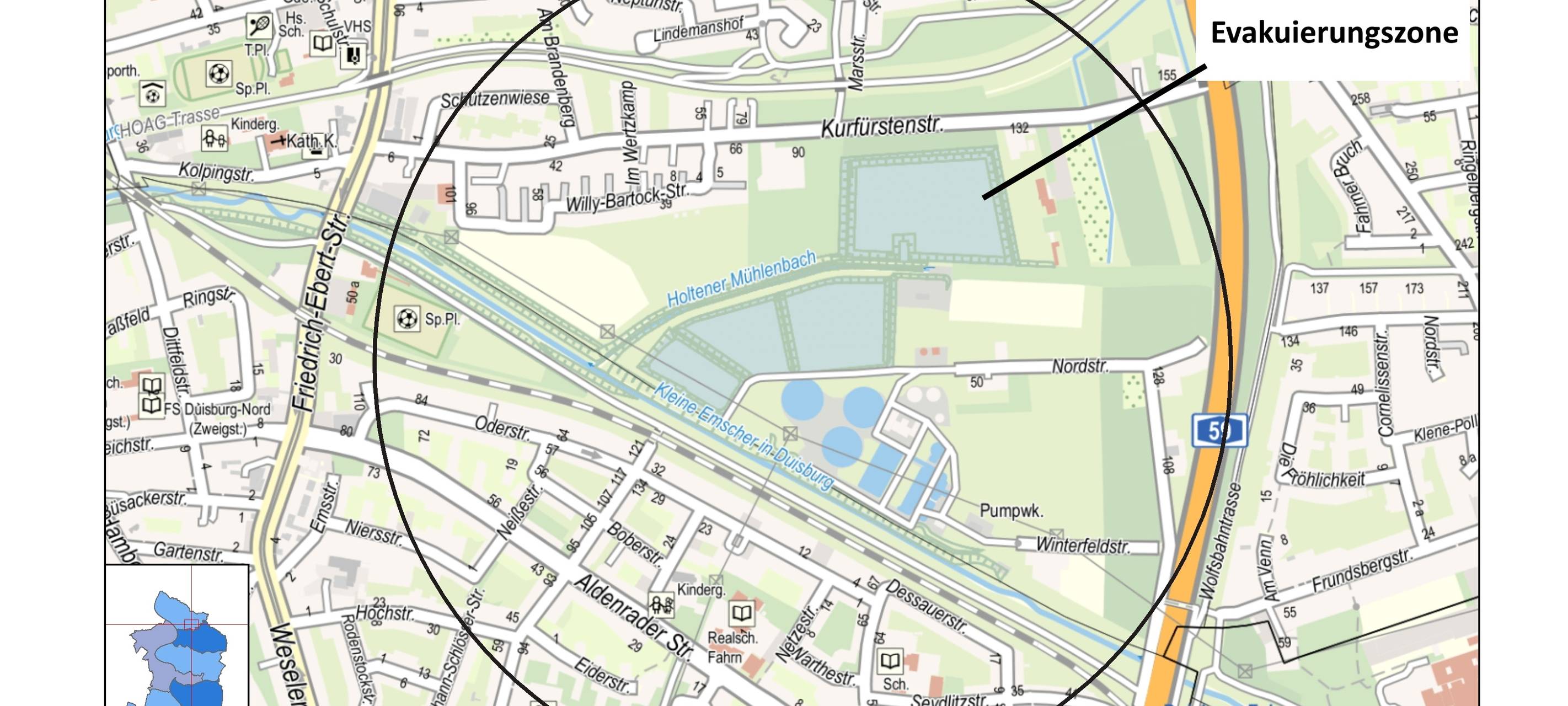 Weltkriegsbombe in Duisburg-Aldenrade erfolgreich gesprengt