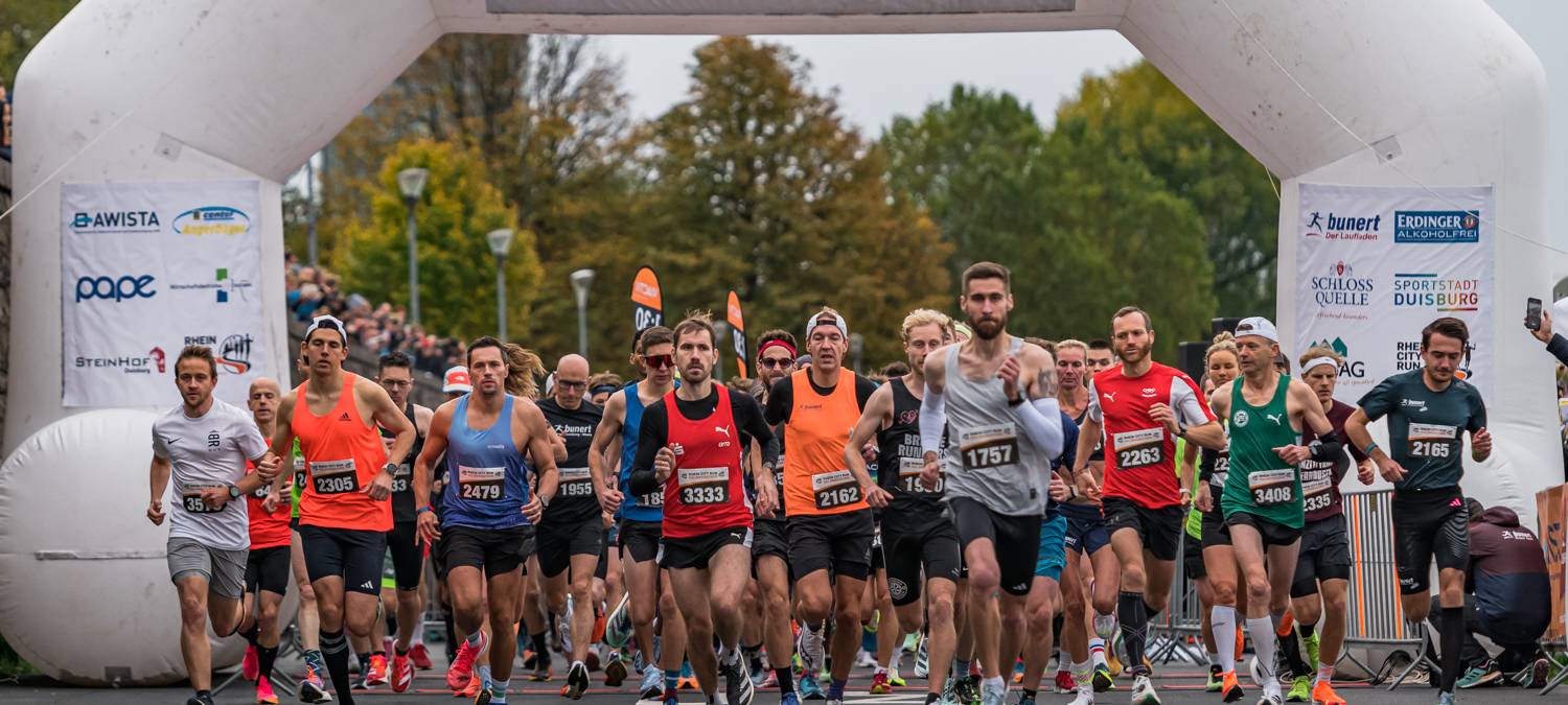 Rhein City Run von Düsseldorf nach Duisburg
