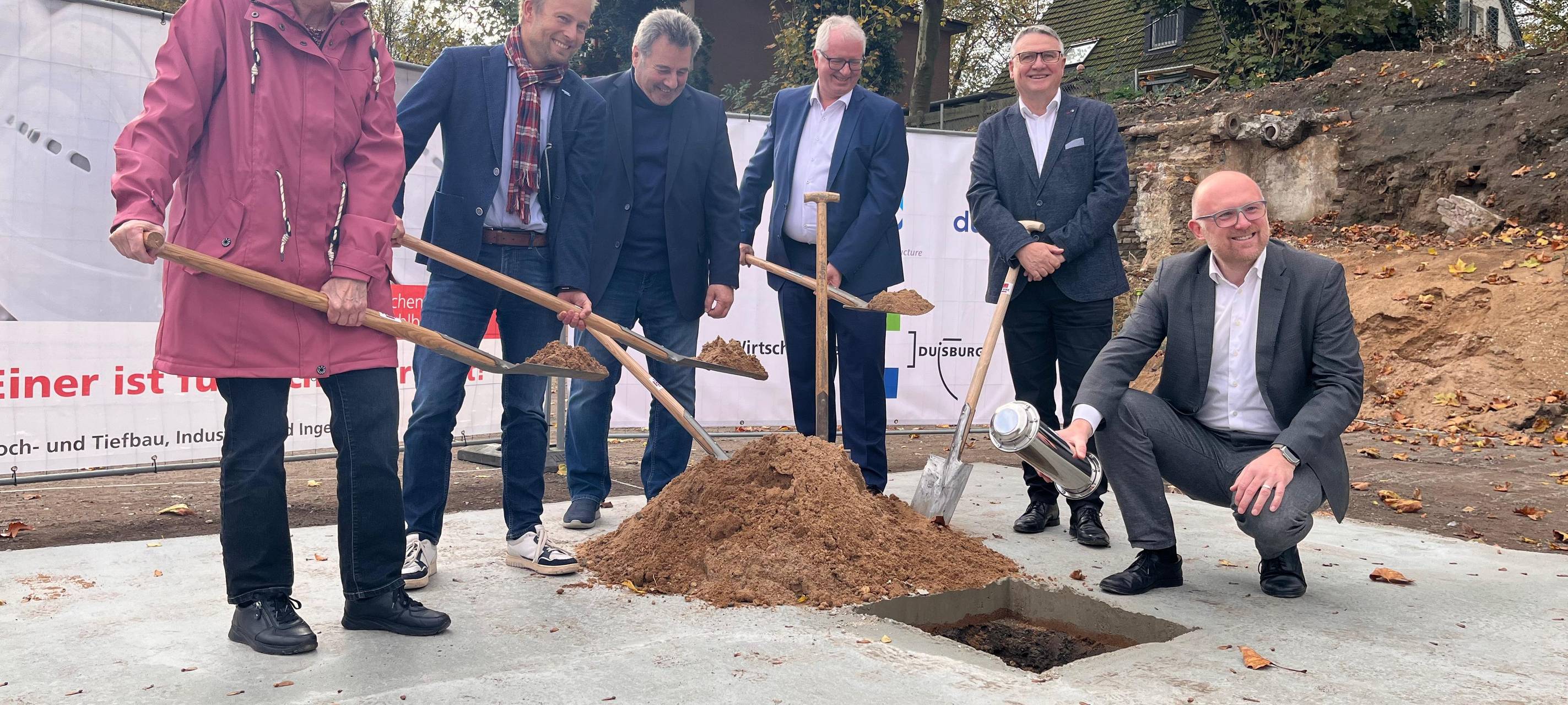 Neue Feuerwache in der City: Grundstein für den Neubau gelegt
