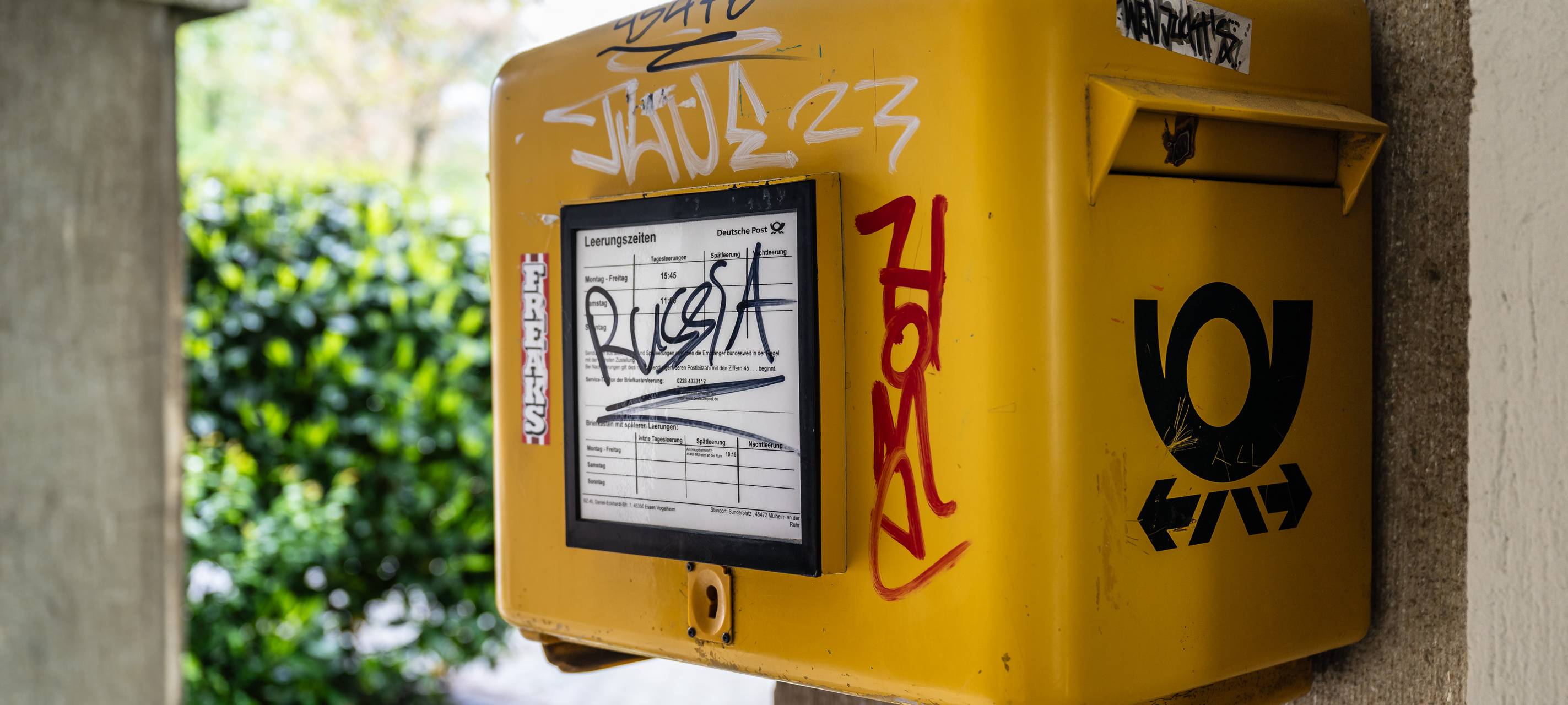 Briefkasten muss wegen Silvester abgebaut werden