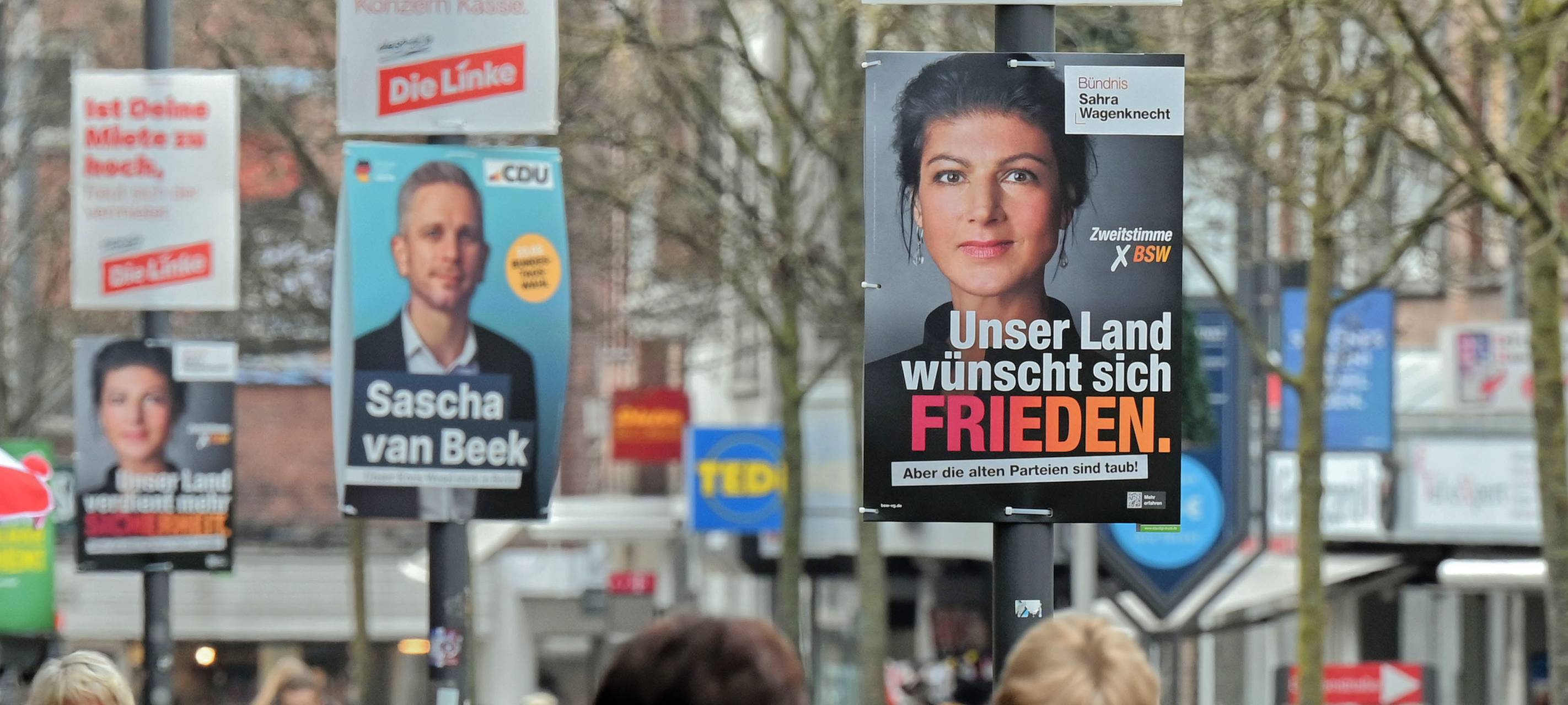Vandalismus an Wahlplakaten