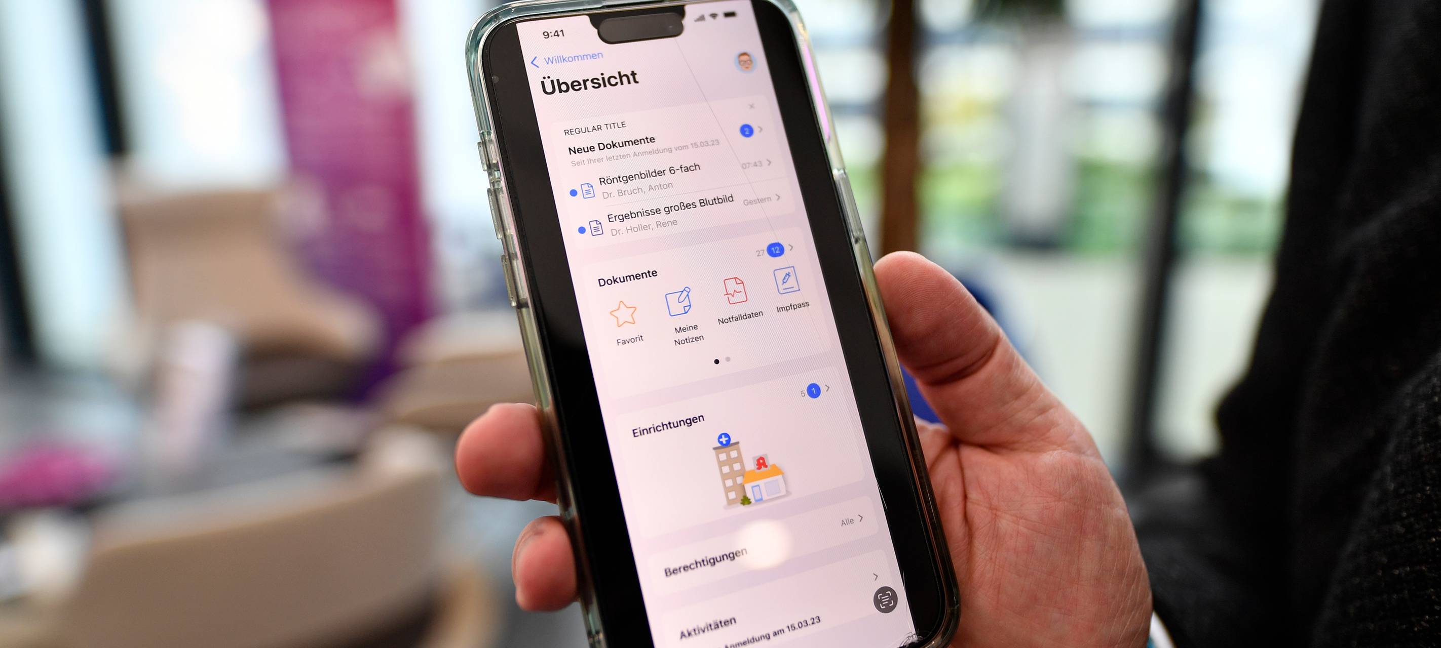 E-Patientenakte in der App