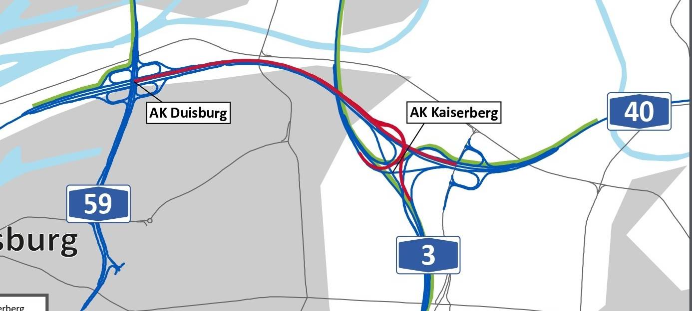 Vollsperrung A40