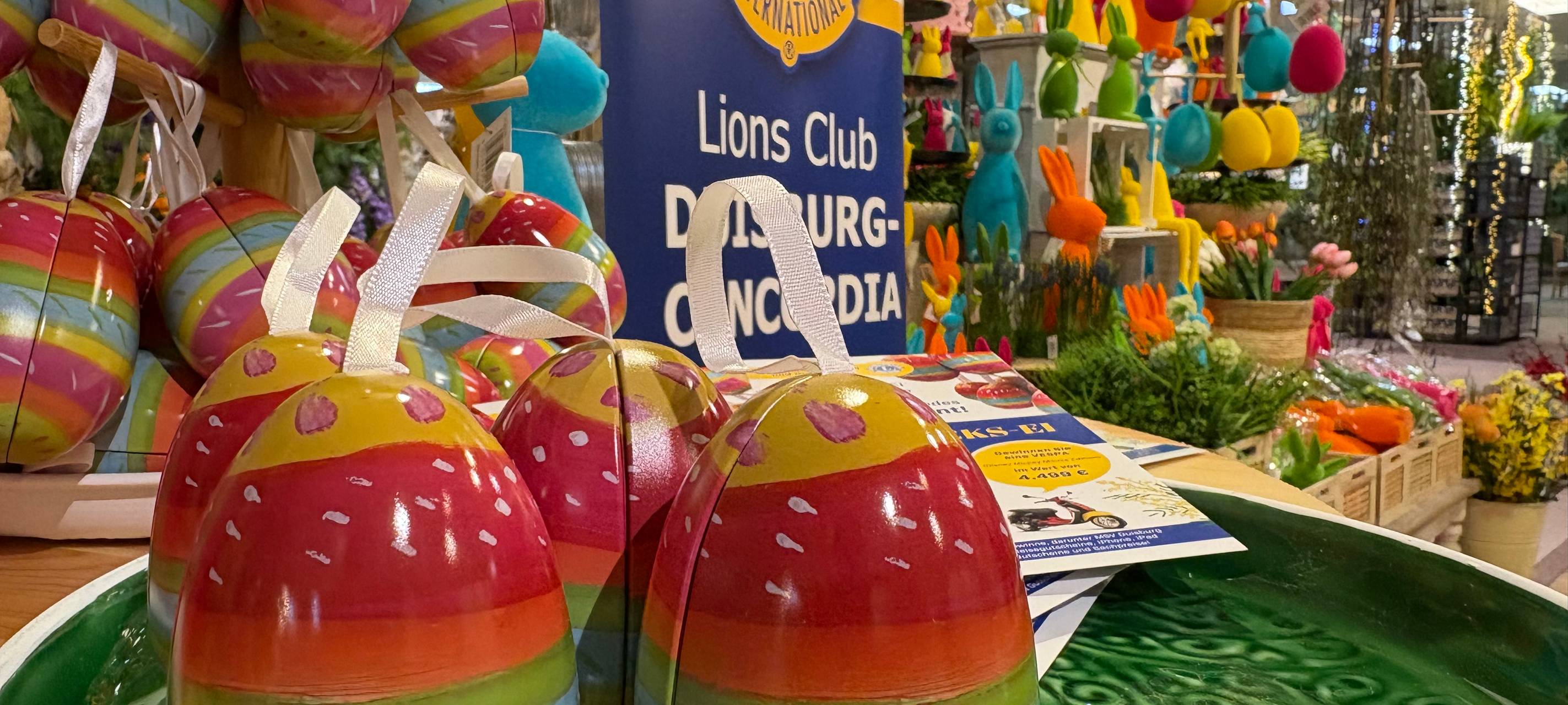 Neue Glücks-Eier des Lions Club Duisburg-Concordia