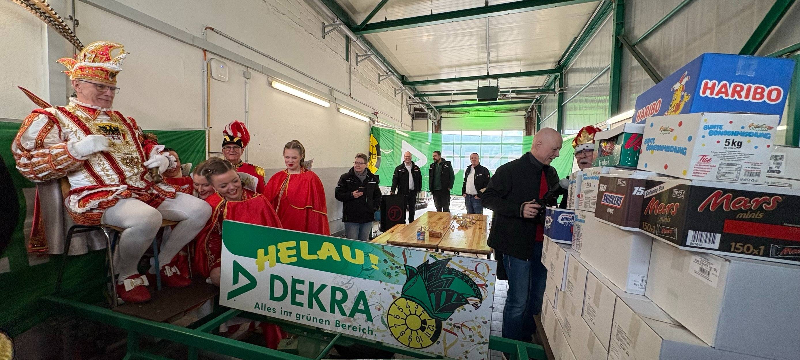 Prinzenwiegen bringt 200kg Wurfmaterial