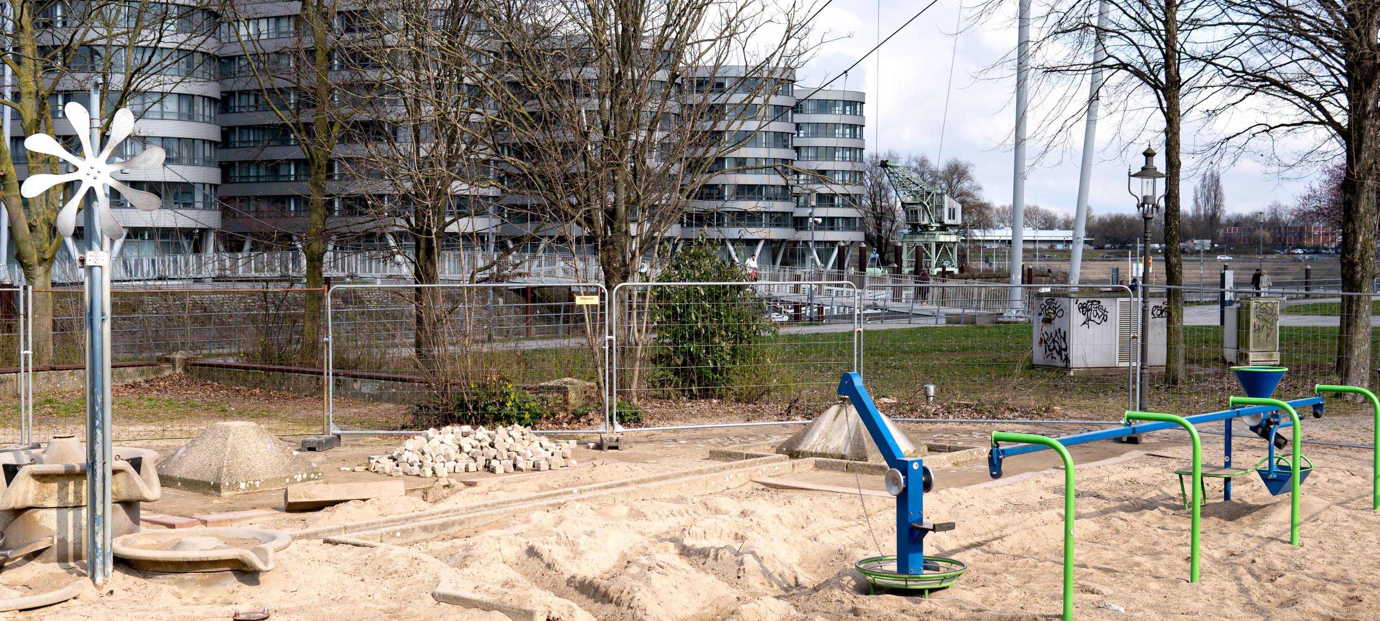 Wasserspielplatz am Innenhafen wird erneuert