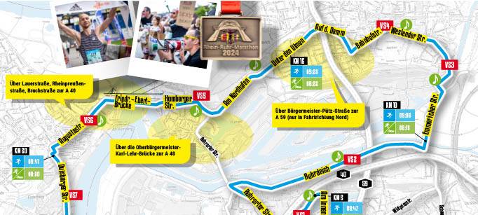 Marathon bringt Verkehrsbehinderungen mit sich