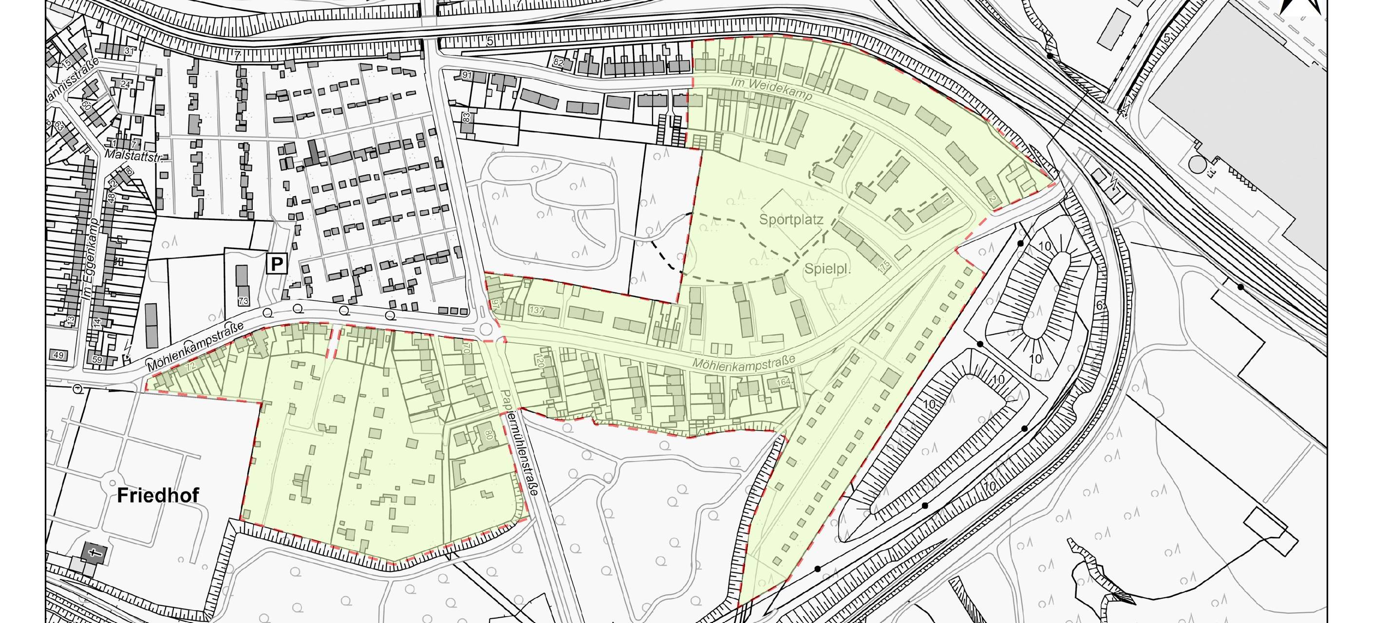 Grundwasserbelastung in Duisburg-Beeck/Bruckhausen