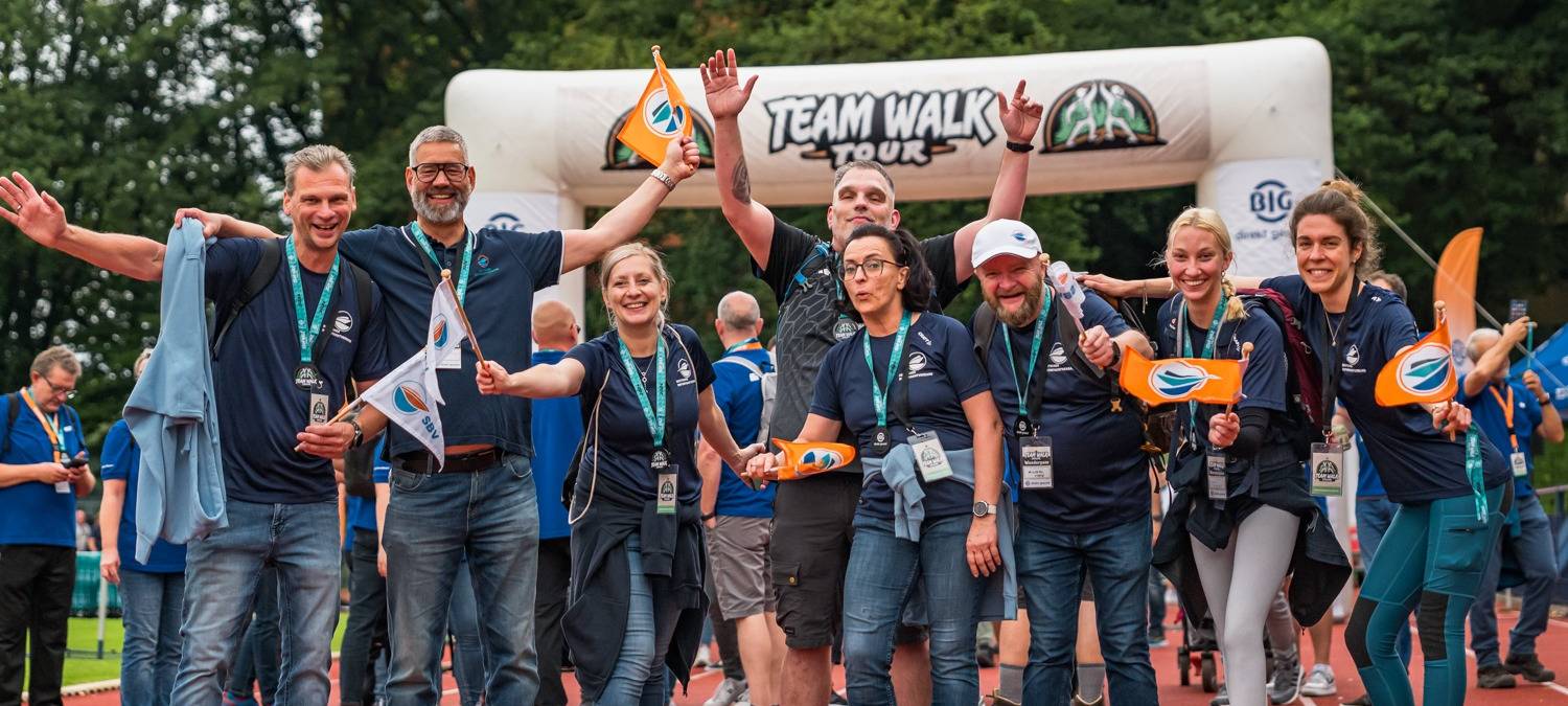 Gewinnt Startplätze für den Team Walk in Duisburg