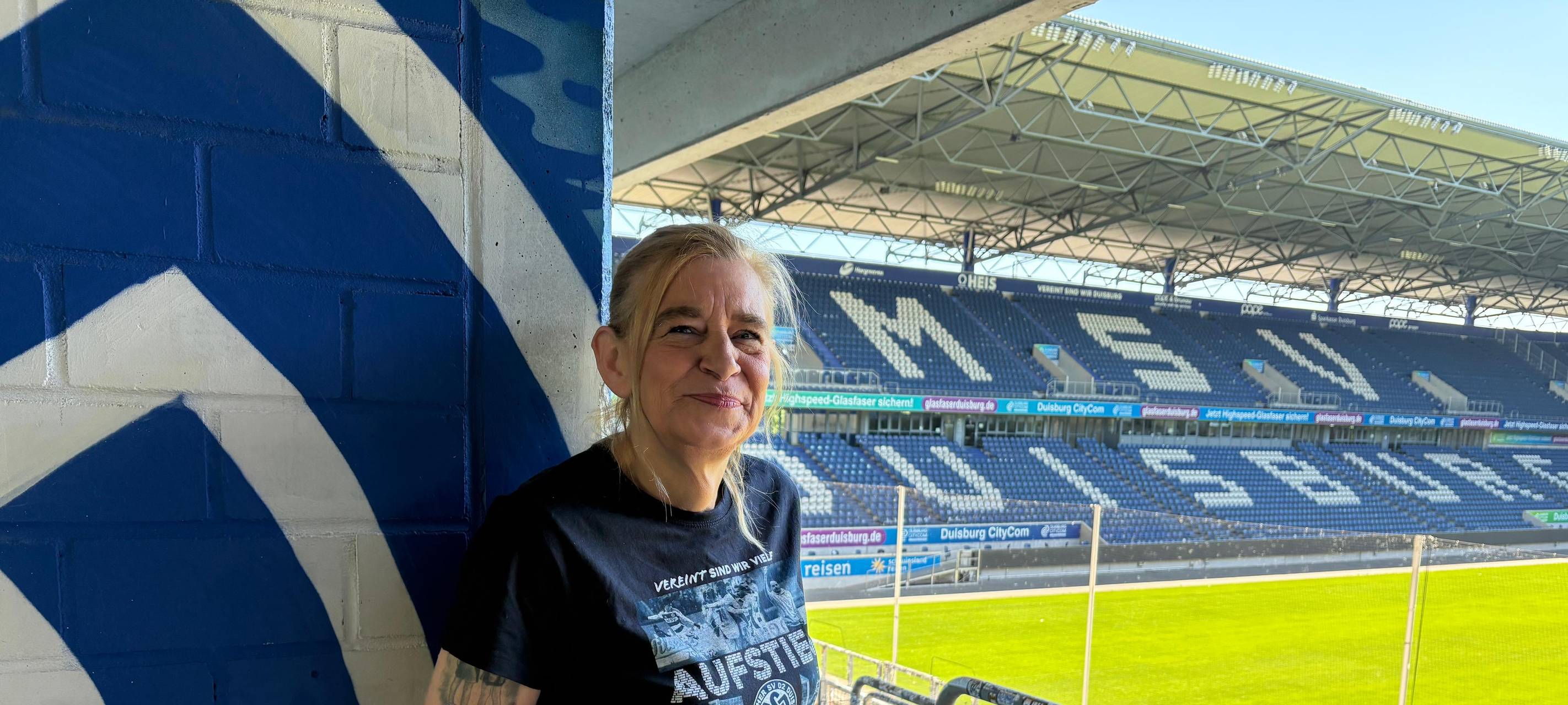 Die Fanbeauftragte des MSV, Marion Schübel, ist unsere Duisburgerin des Monats