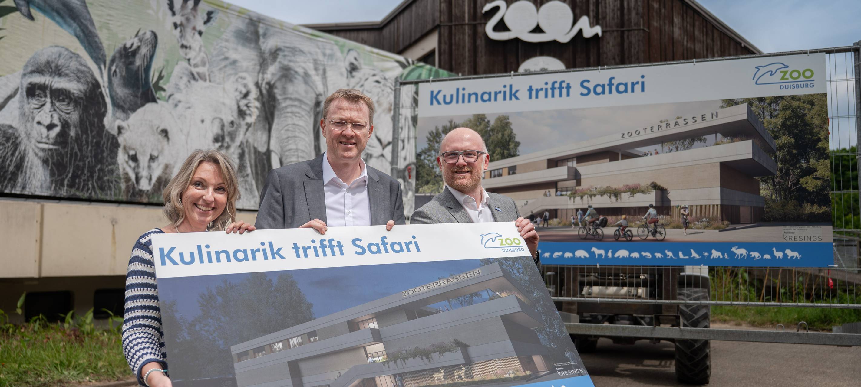 Duisburgs neue Zooterrassen nehmen Gestalt an