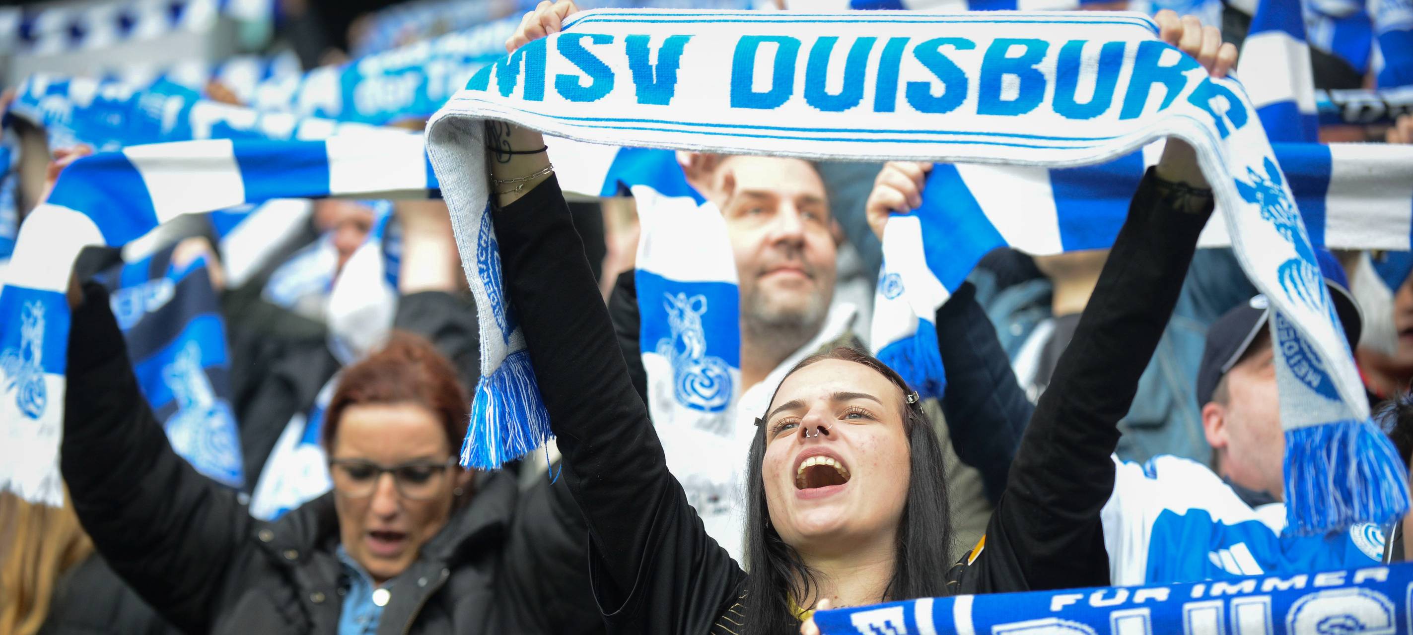 MSV Duisburg Fans im Stadion