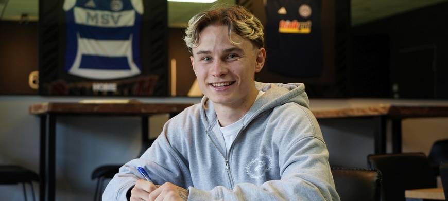 Niklas Jessen unterschreibt Vertrag beim MSV Duisburg