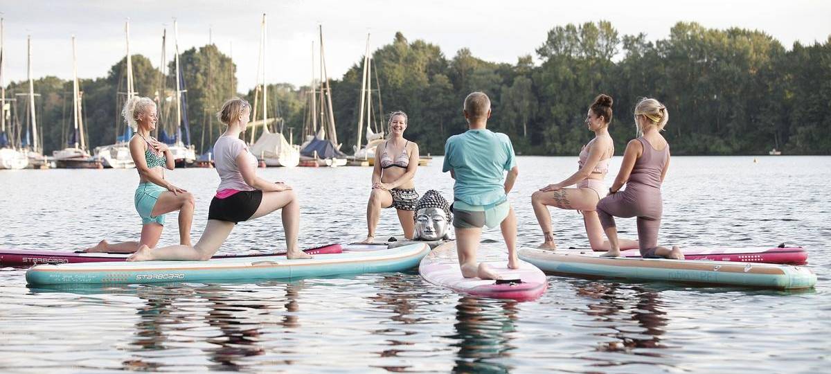 Ab sofort kann man bei ALOHA SUP am Wambachsee Boards leihen und Kurse rund ums Thema SUP besuchen.
