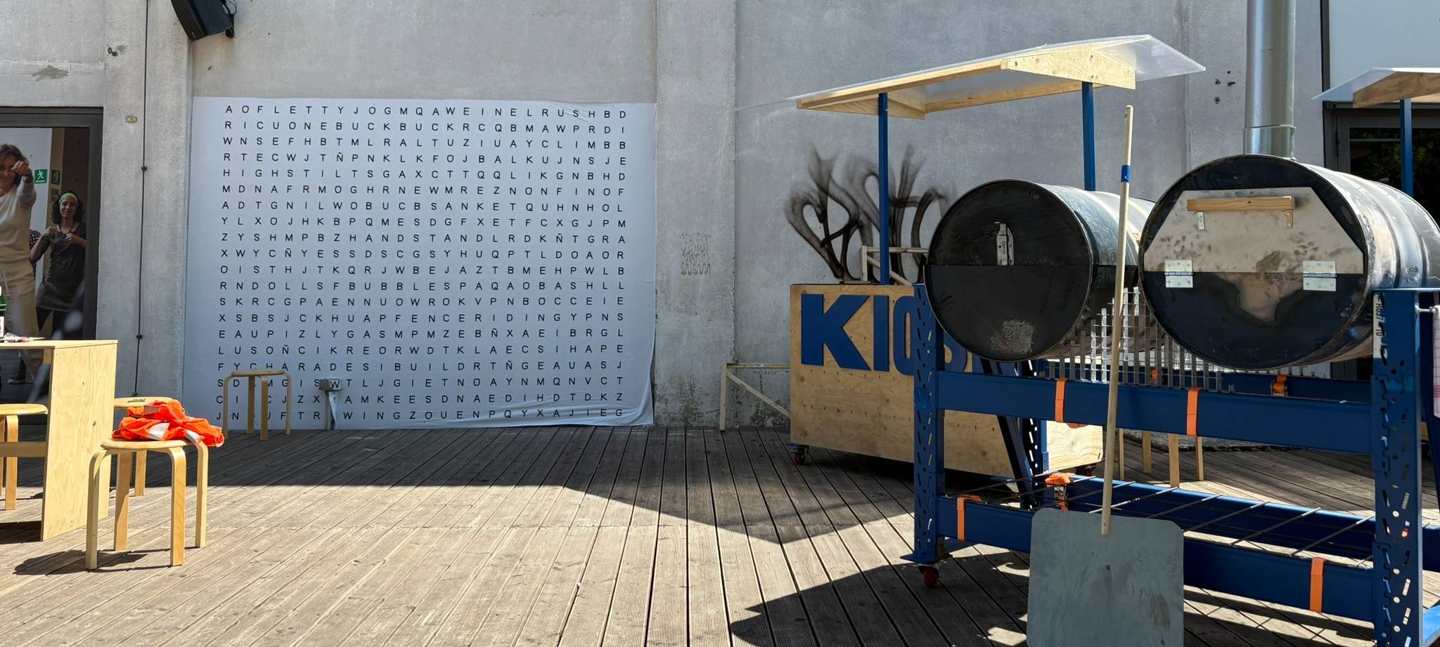 Spiel und Spaß gleich neben dem Pizzaofen