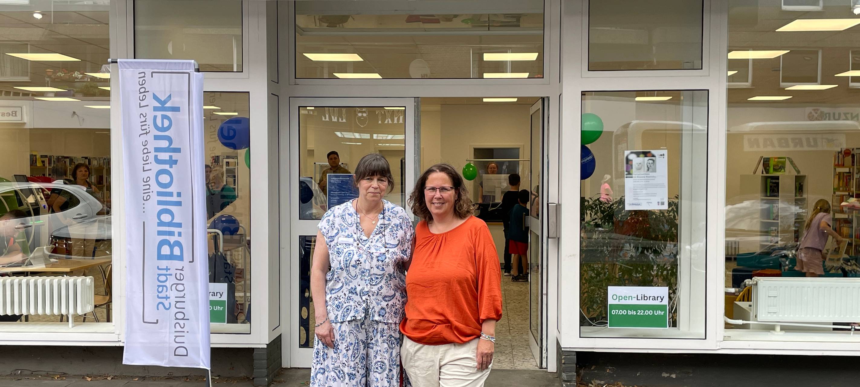 Stadtteilbibliothek Neumühl jetzt mit Open Library