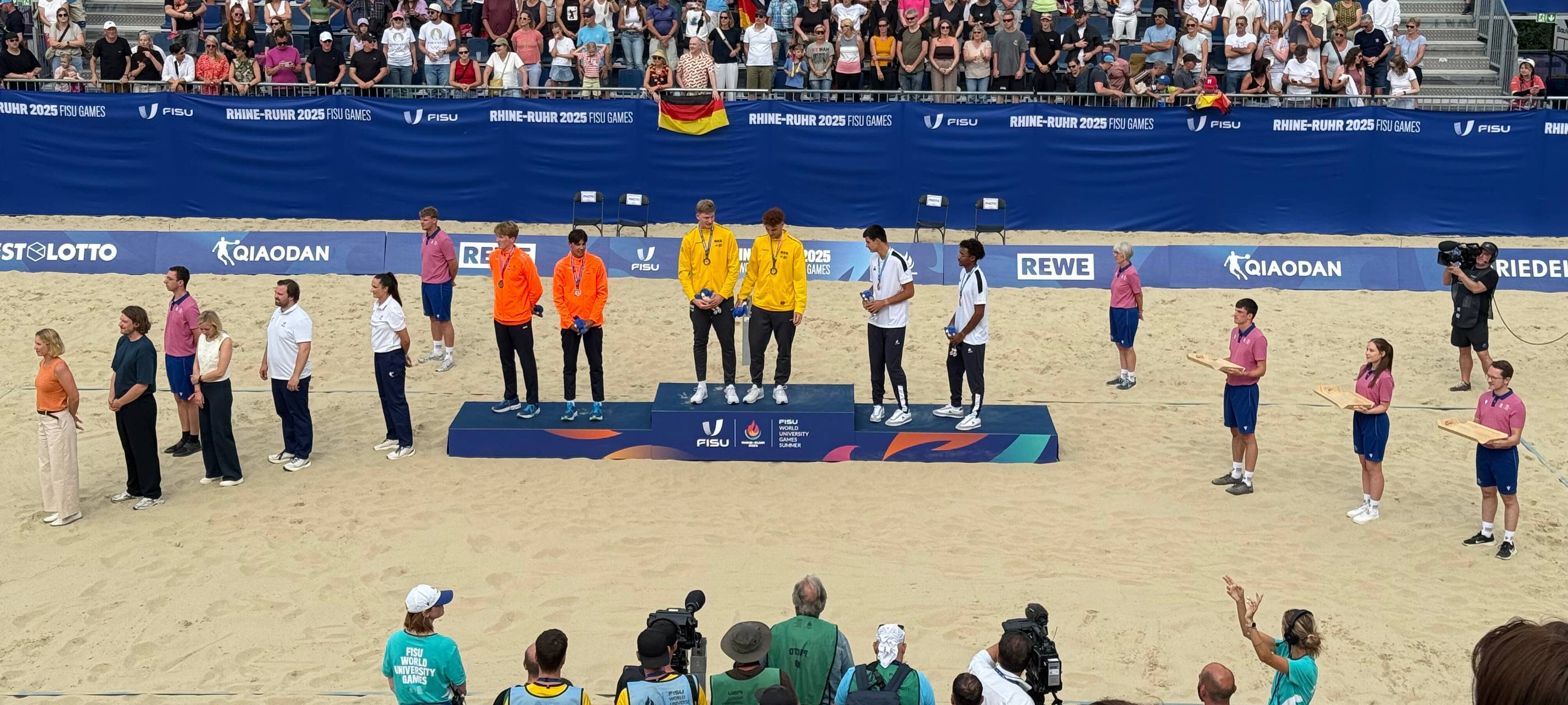 Deutsches Beachvolleyball-Duo holt Gold bei den FISU World University Games