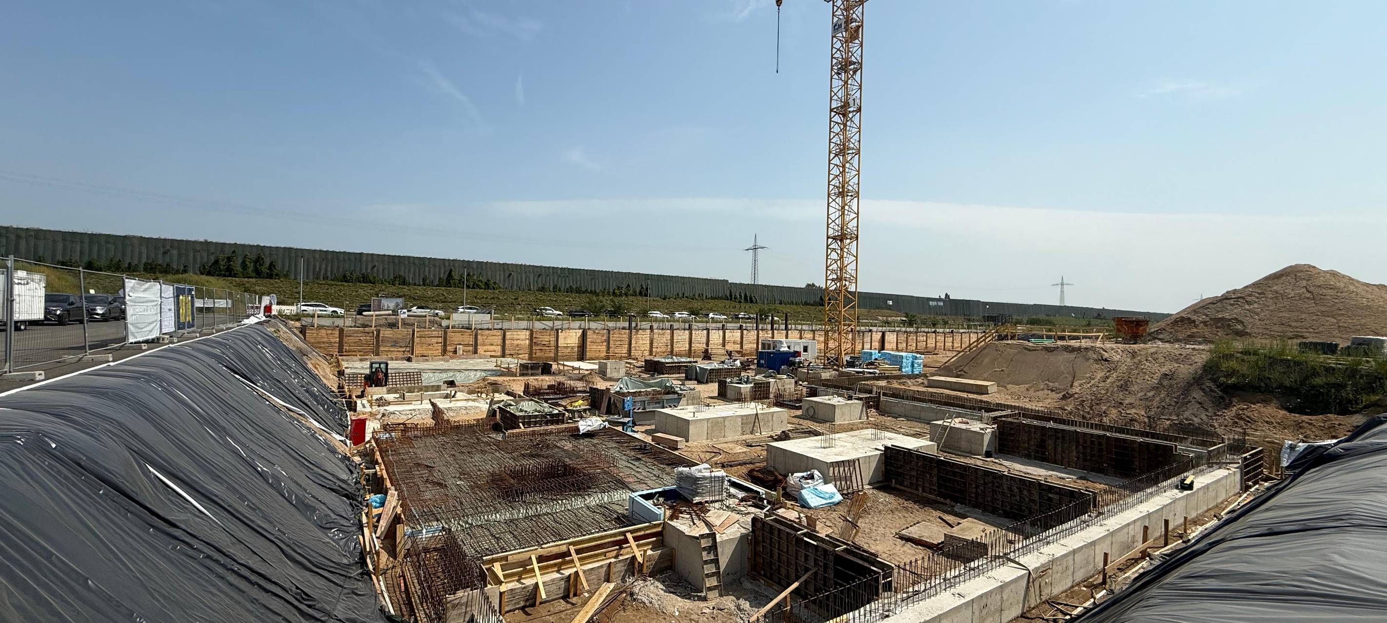 Grundsteinlegung bei Sechs-Seen-Wedau.