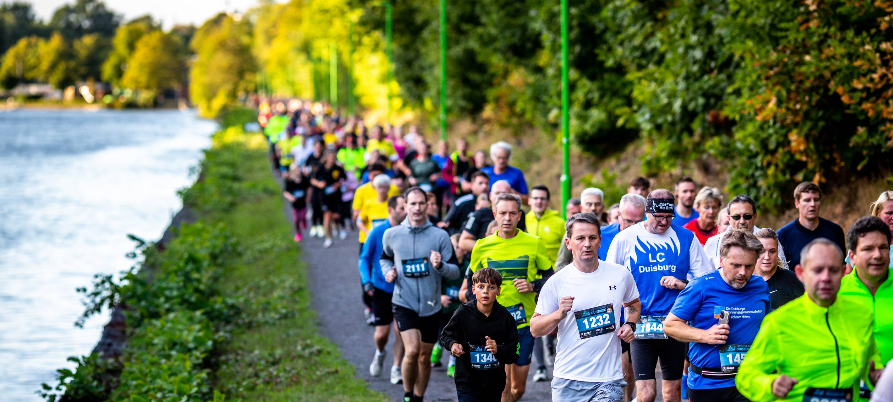 Der Lichterlauf findet seit 2003 jährlich an der Regattabahn statt