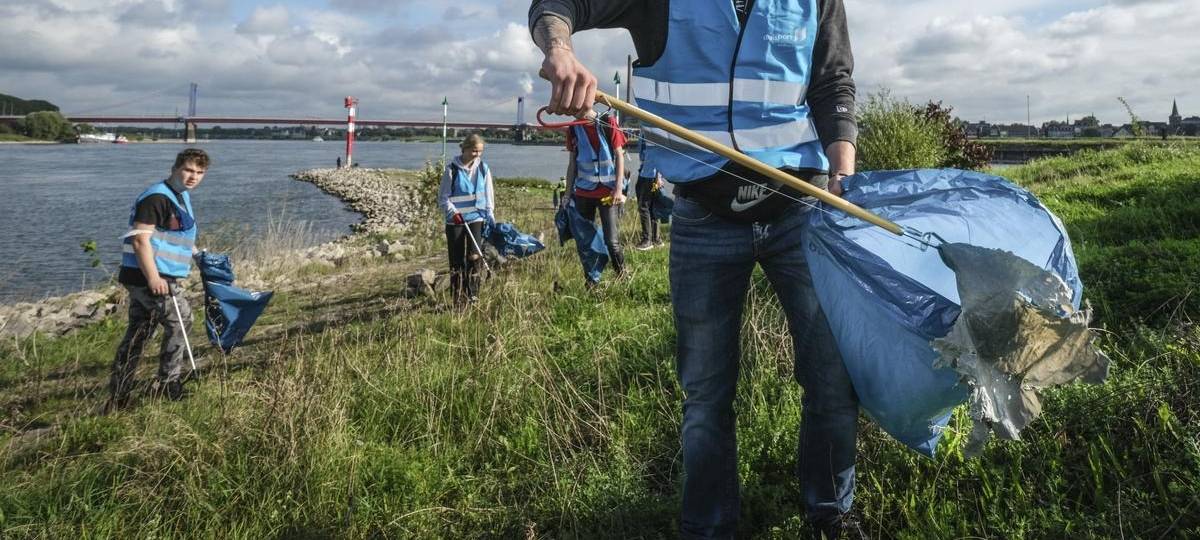 Cleanup Day in Duisburg: Bürger können wieder Flüsse von Müll befreien