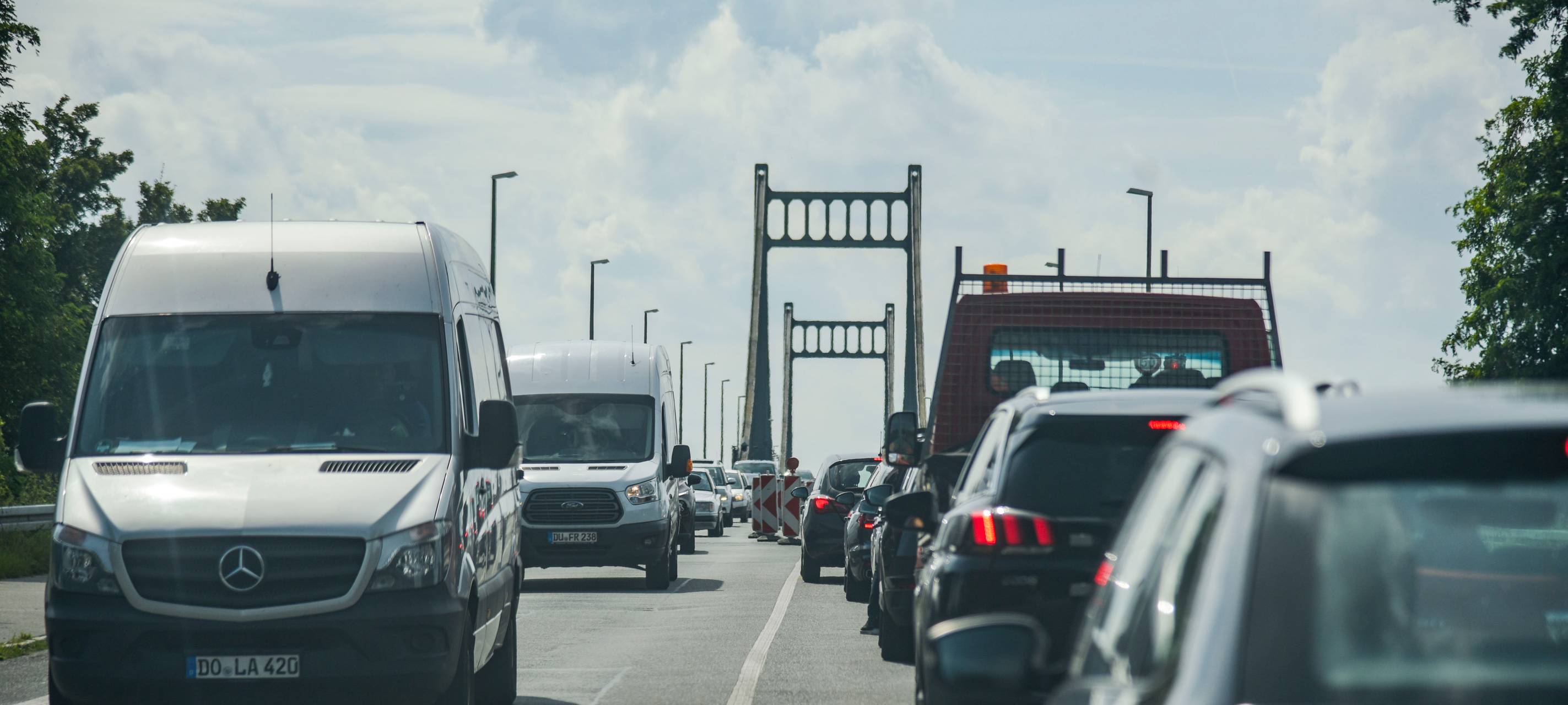 B288: Wiegeanlage an Uerdinger Rheinbrücke wird erneuert