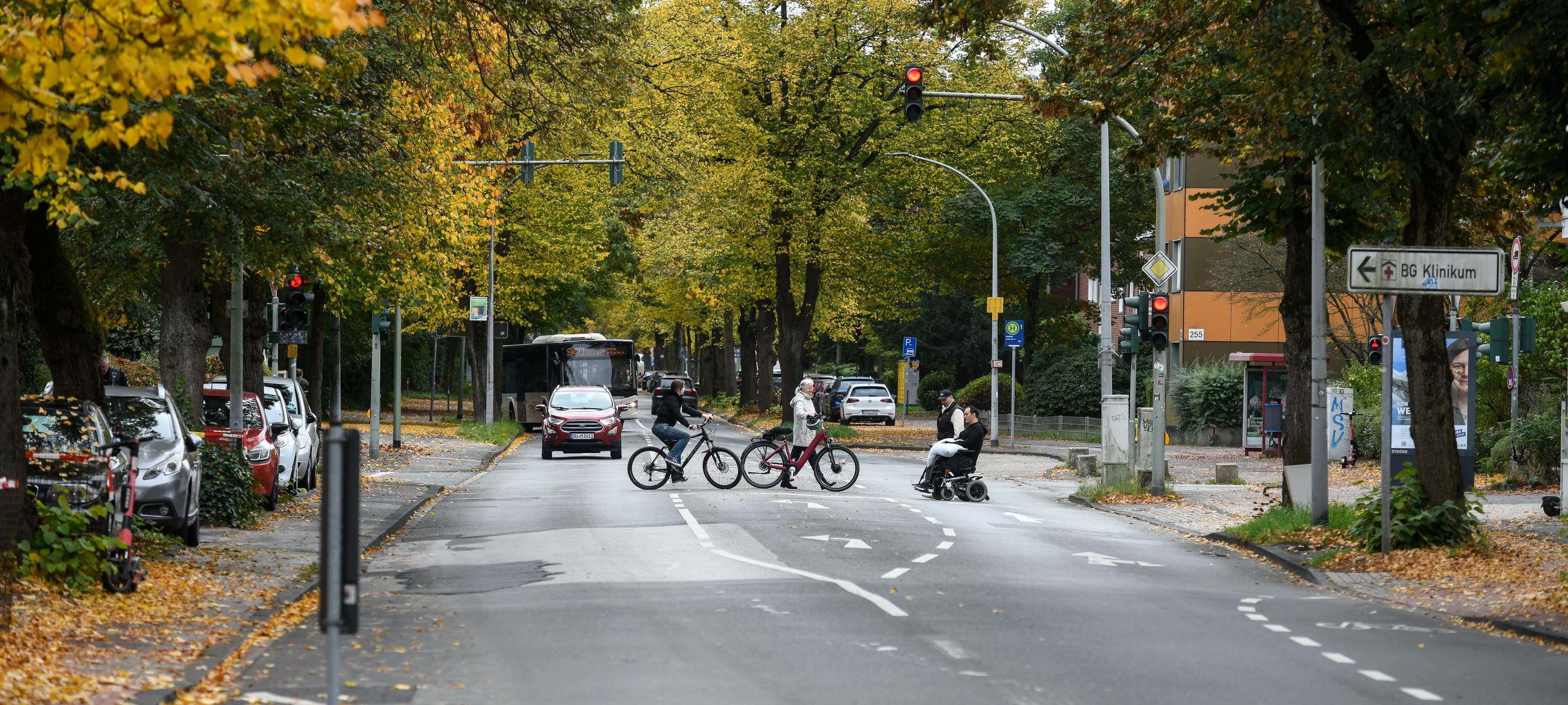 Sperrung: Großenbaumer Allee